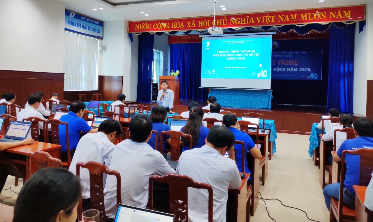 VNPT Bình Phước tập huấn kiến thức đô thị thông minh VNPT Bình Phước tập huấn kiến thức đô thị thông minh